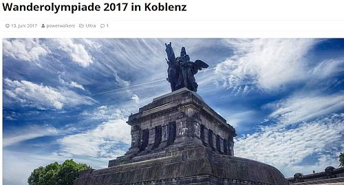 Wanderolympiade Koblenz 2017